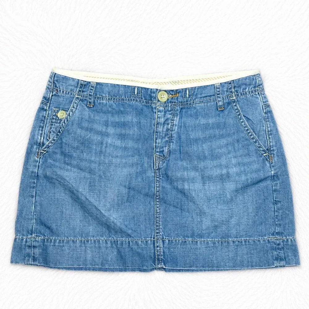 Y2K Denim Mini Skirt Cute Y2K denim mini skirt
